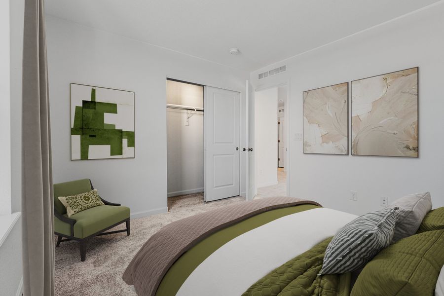 Furnished interior view inside a new home in Sterling Ranch Ascent Village, Littleton (Image 27).