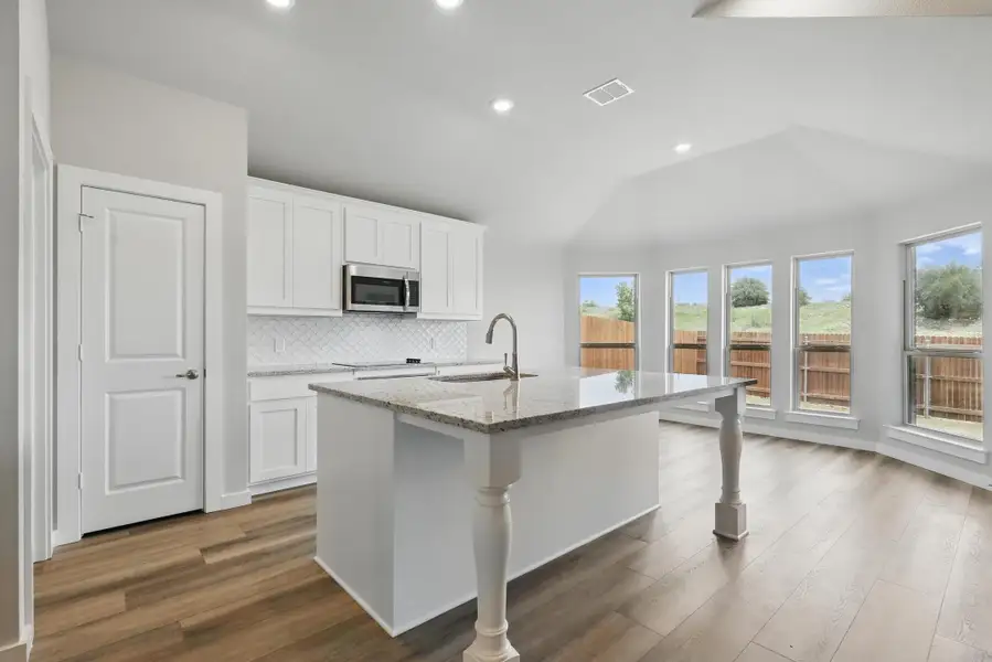 Representative furnished interior of a home built from the McKinley I by Cheldan Homes in Horizons at Bankston Estates, Venus (Image 8).