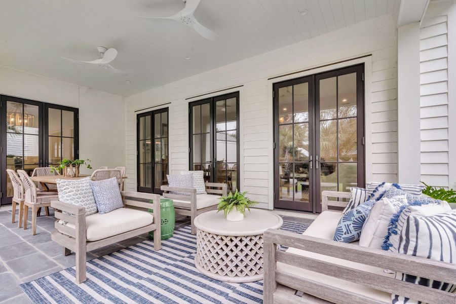 Exterior details and patio area of a home in , Mount Pleasant (Image 36).