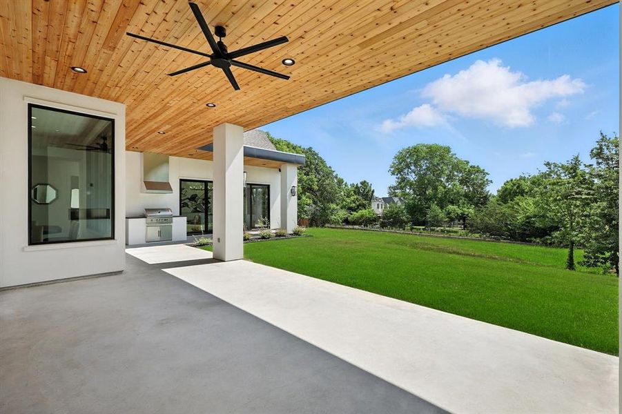 Exterior details and patio area of a home in , Colleyville (Image 3).