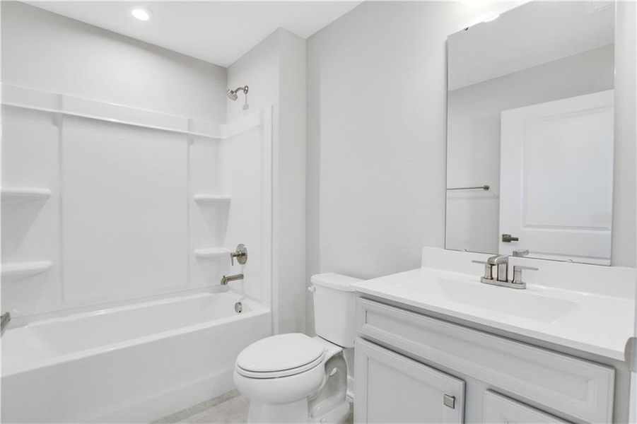 Furnished interior view inside a new home in Heritage Grove 2-Story, Calhoun (Image 8).