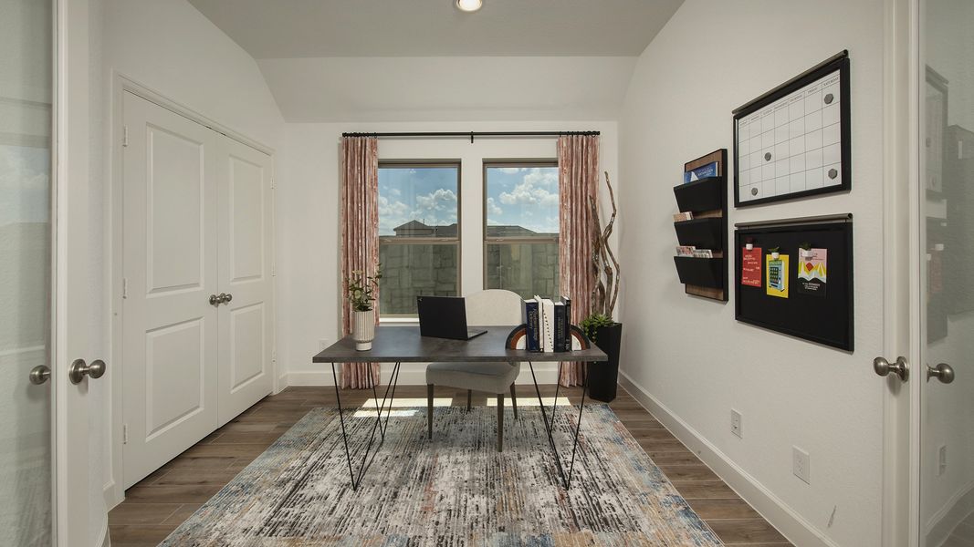 Furnished interior view inside a new home in Woodhavyn, Magnolia (Image 17).