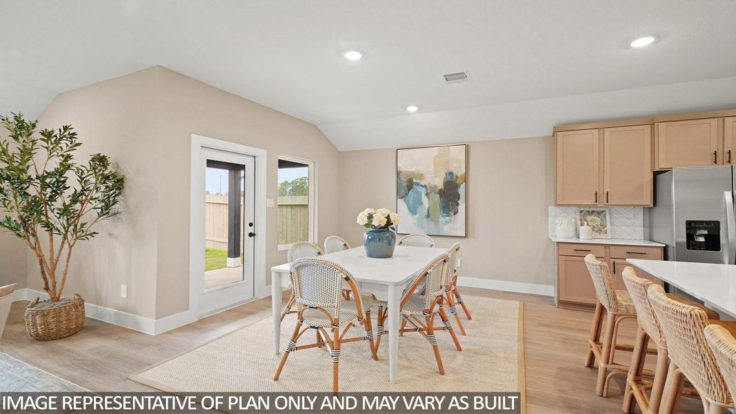 Furnished interior view inside a new home in Chapel Lakes 50's, Montgomery (Image 6).