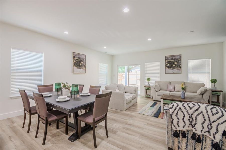 Furnished interior view inside a new home in , Dallas (Image 29).
