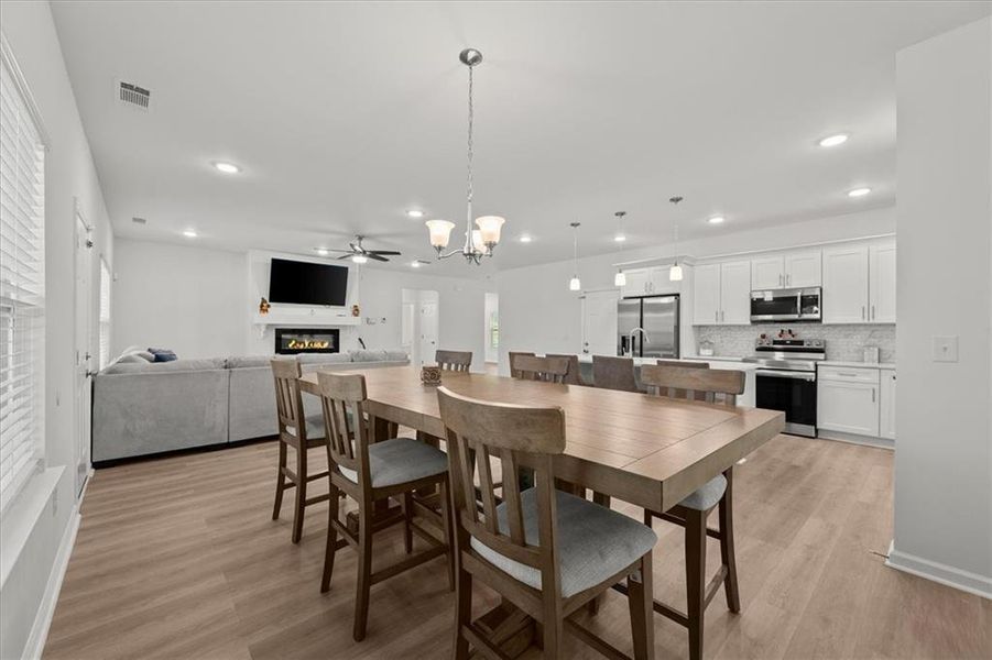 Furnished interior view inside a new home in , Hampton (Image 9).