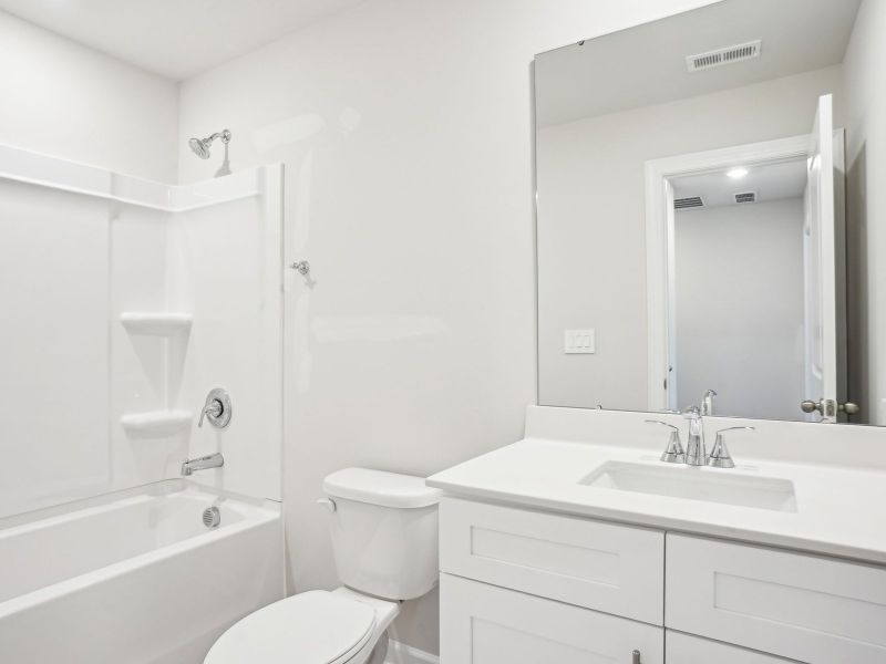 Furnished interior view inside a new home in Crossrail Station, Mooresville (Image 8).