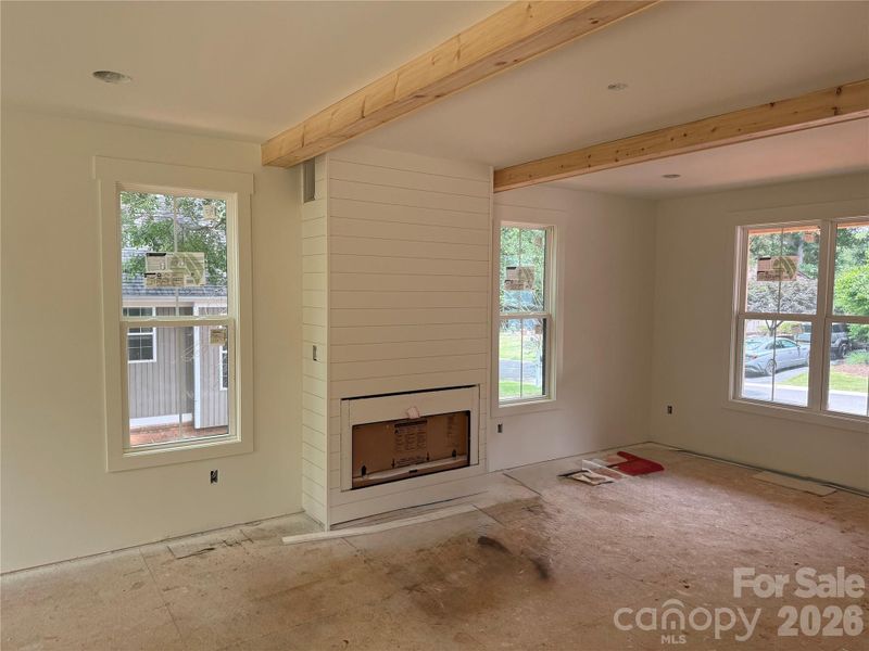 In-progress construction of a new home in , Tega Cay, SC (Image 3).