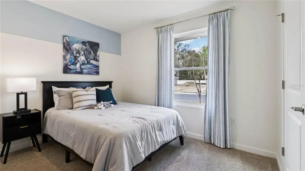 Furnished interior view inside a new home in Fletcher Trace, Alachua (Image 23). Furnished interior view inside a new home in Fletcher Trace, Alachua (Image 23).