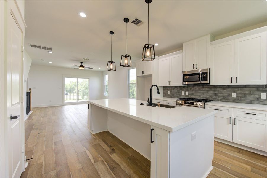 Furnished interior view inside a new home in , Houston (Image 7).