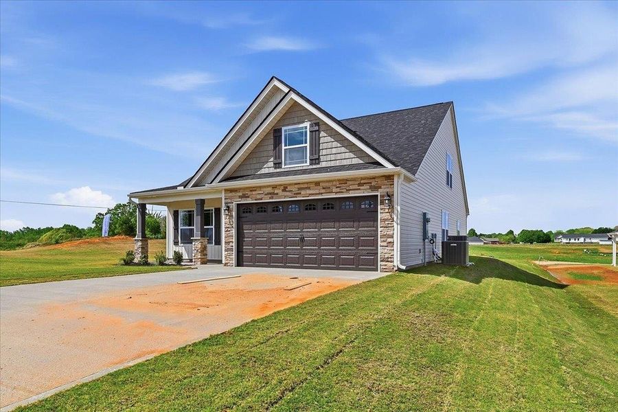 Front exterior of a new home in Bent Tree, Gaffney, SC, highlighting curb appeal (Image 21).