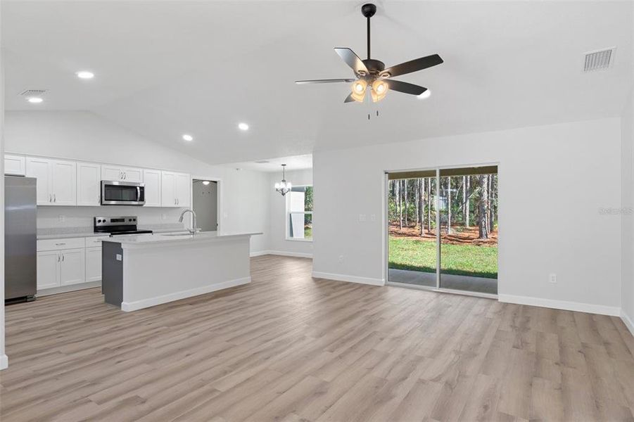 Furnished interior view inside a new home in , Citrus Springs (Image 8).