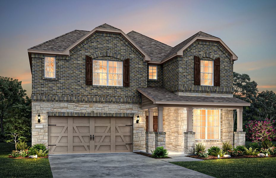 The San Marcos, a 2-story new construction home wi