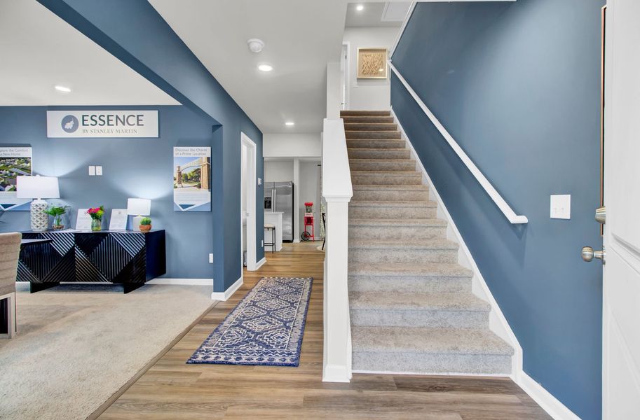 Furnished interior view inside a new home in Essence at Chestnut Ridge North, Hopkins (Image 6).