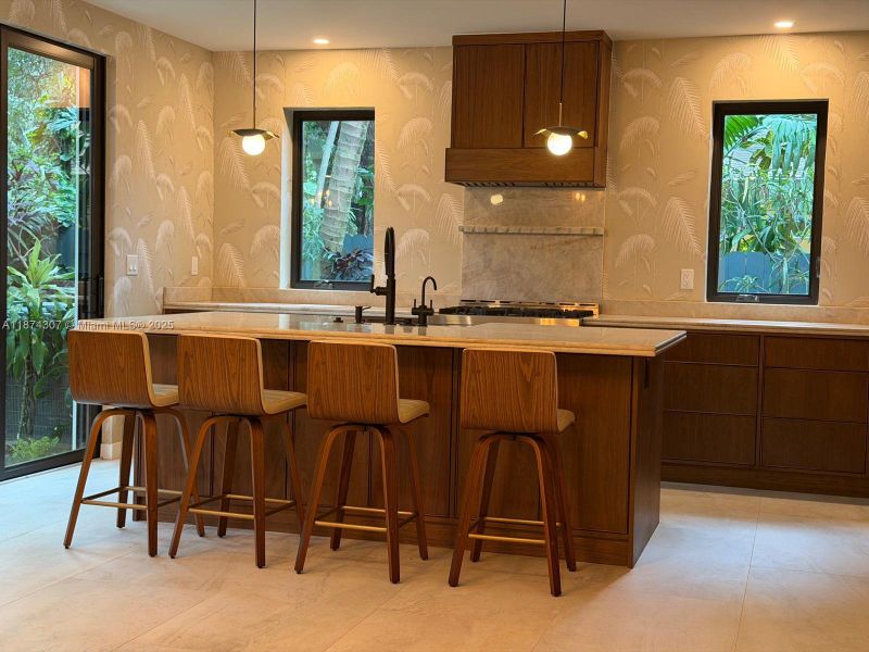 Furnished interior view inside a new home in , Miami (Image 14).