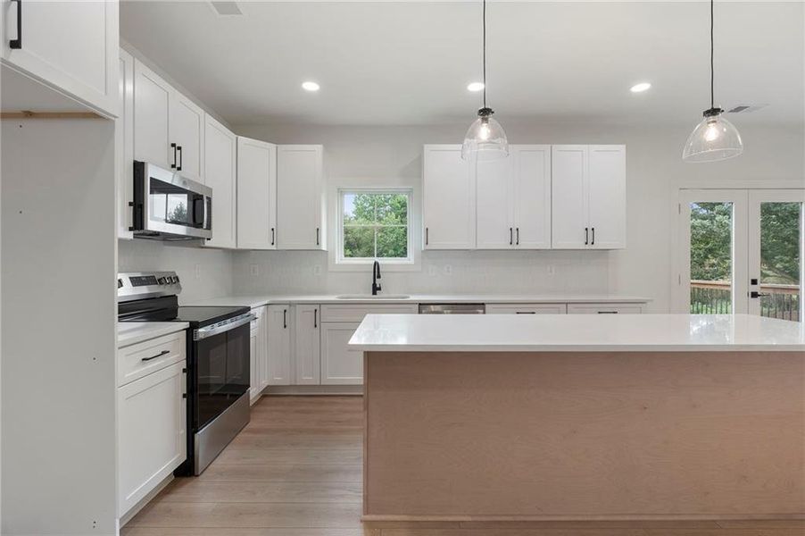 Furnished interior view inside a new home in , Hiram (Image 11).