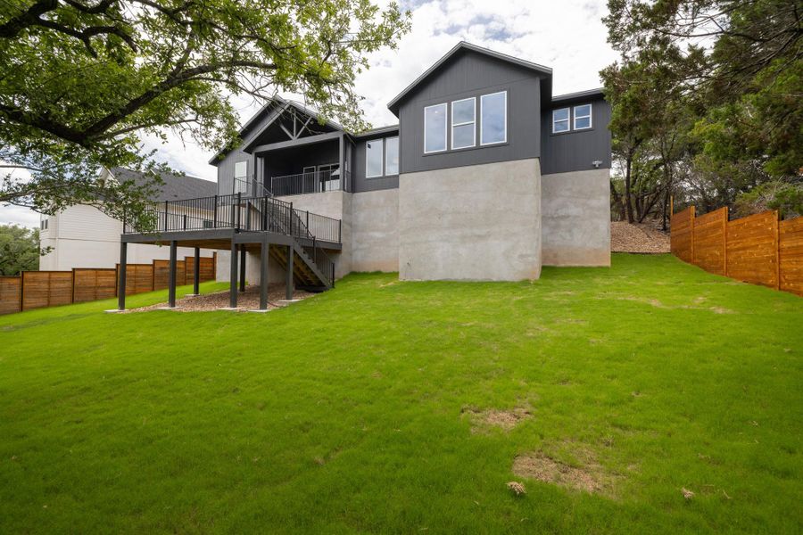 Exterior details and patio area of a home in , Lago Vista (Image 18).