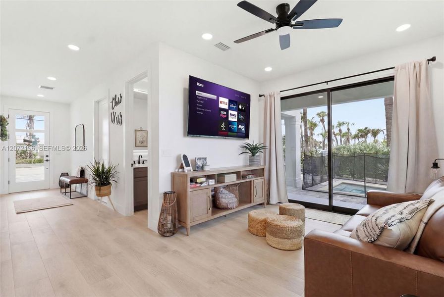 Furnished interior view inside a new home in , Melbourne Beach (Image 15).