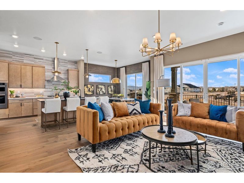 Furnished interior view inside a new home in , Fort Collins (Image 18).