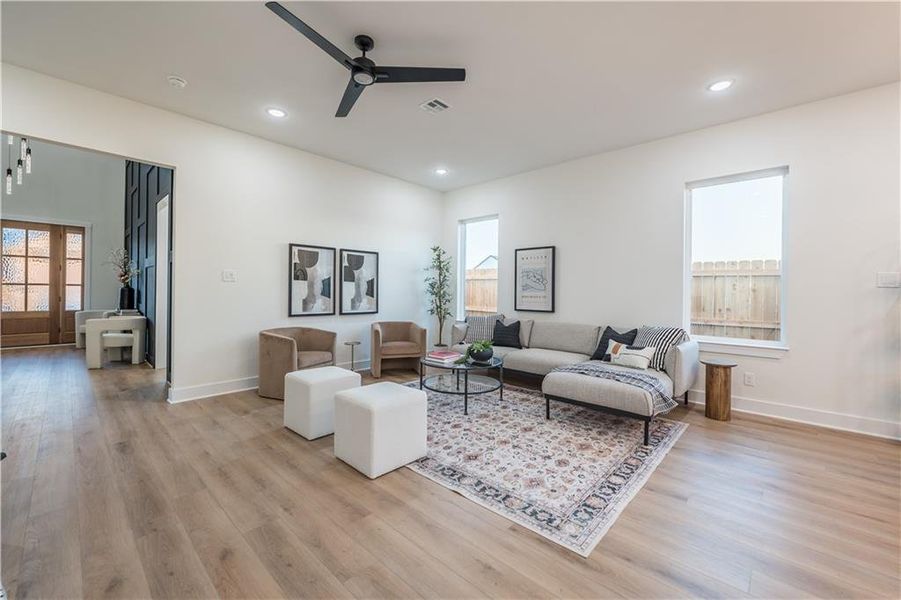 Furnished interior view inside a new home in , Woodway (Image 25). Furnished interior view inside a new home in , Woodway (Image 25).