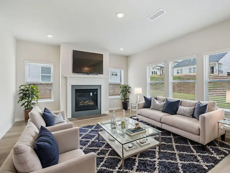Furnished interior view inside a new home in Northwoods at Mirror Lake, Villa Rica (Image 3).