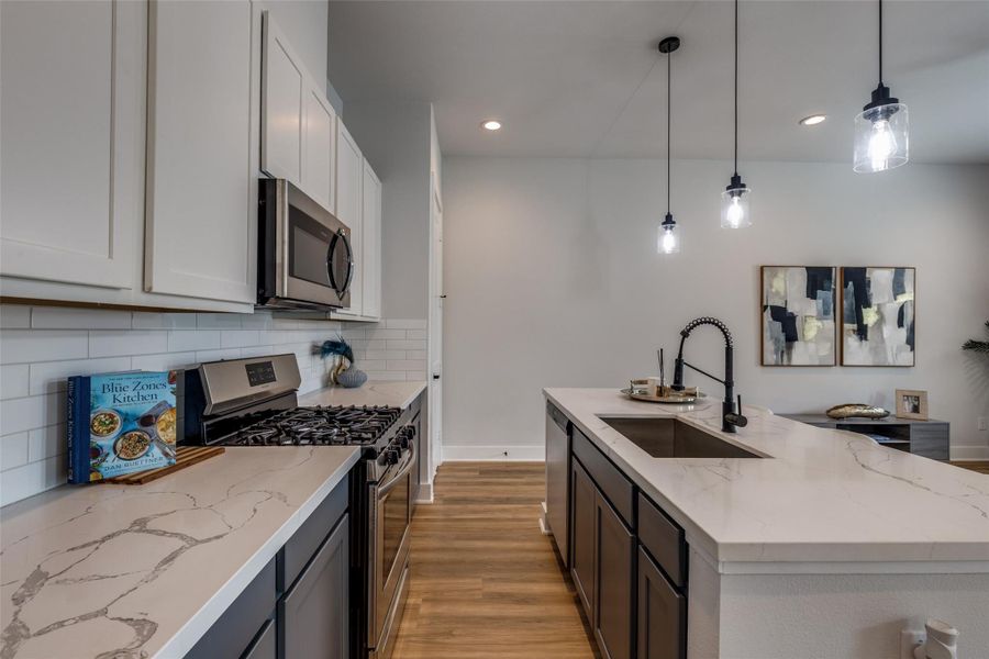 Furnished interior view inside a new home in , Houston (Image 11).