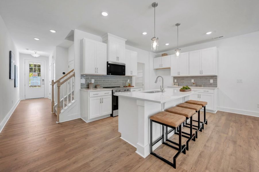 Furnished interior view inside a new home in Ashmore Townes, Garner (Image 12).
