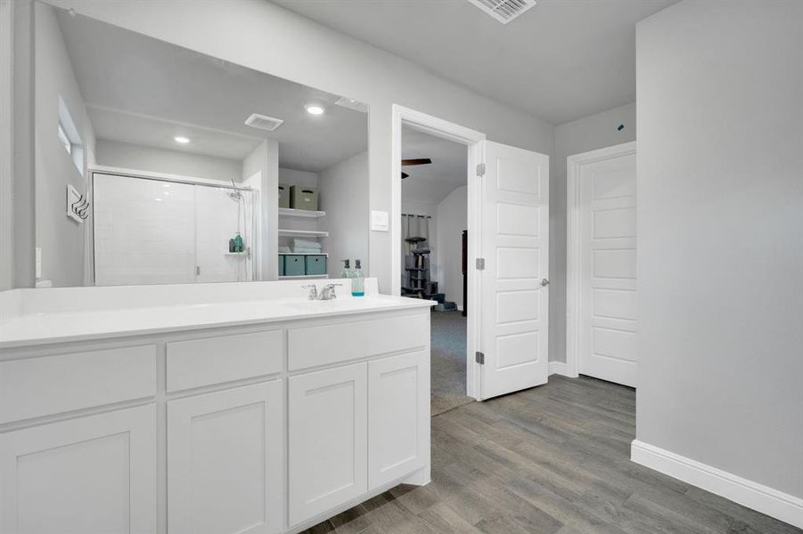 Furnished interior view inside a new home in The Parks of Alvarado, Alvarado (Image 10).