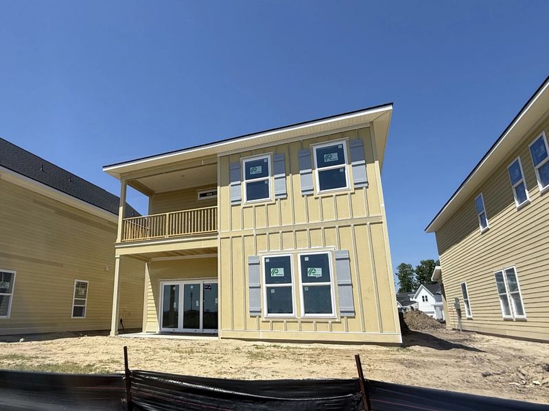 Exterior details and patio area of a home in Blue Heron Retreat, Little River (Image 4). Exterior details and patio area of a home in Blue Heron Retreat, Little River (Image 4).