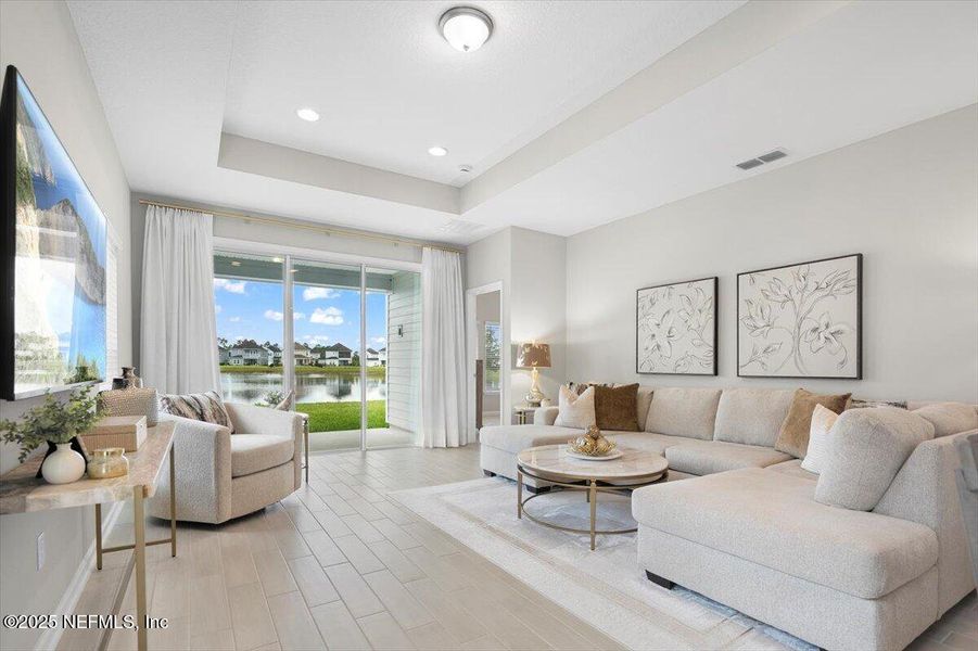 Furnished interior view inside a new home in , St. Augustine (Image 34).