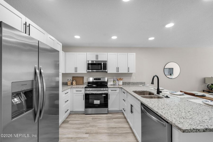 Furnished interior view inside a new home in , Jacksonville (Image 6).