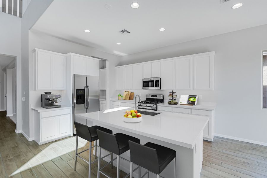 Representative furnished interior of a home built from the Revere by Taylor Morrison in Allen Ranches Expedition Collection, Litchfield Park (Image 5). Representative furnished interior of a home built from the Revere by Taylor Morrison in Allen Ranches Expedition Collection, Litchfield Park (Image 5).