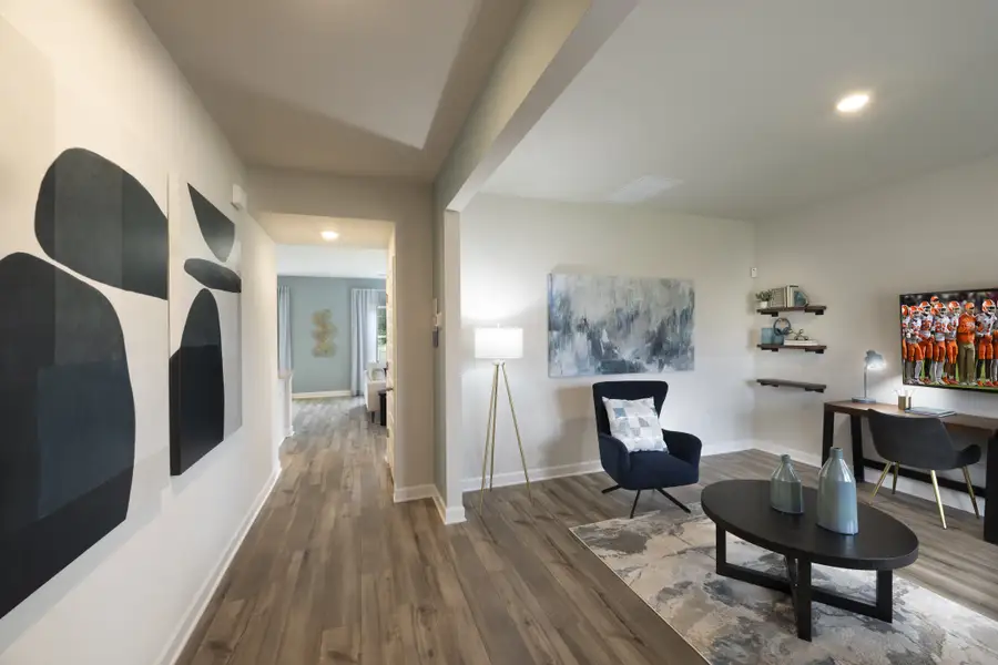 The Brentwood floorplan modeled at Vickery Station.