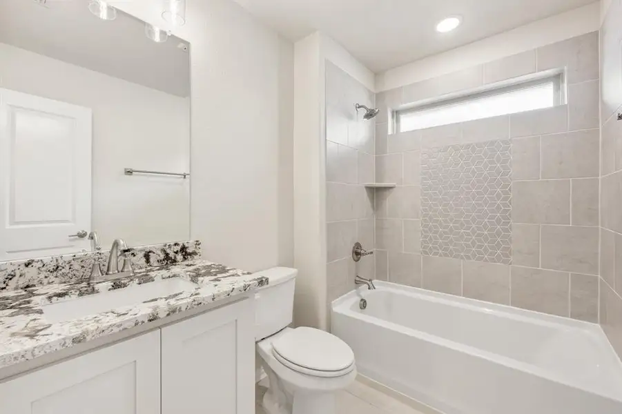 Furnished interior view inside a new home in Sunrise at Garden Valley, Waxahachie (Image 19).