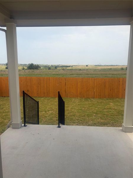 Rear Covered Patio