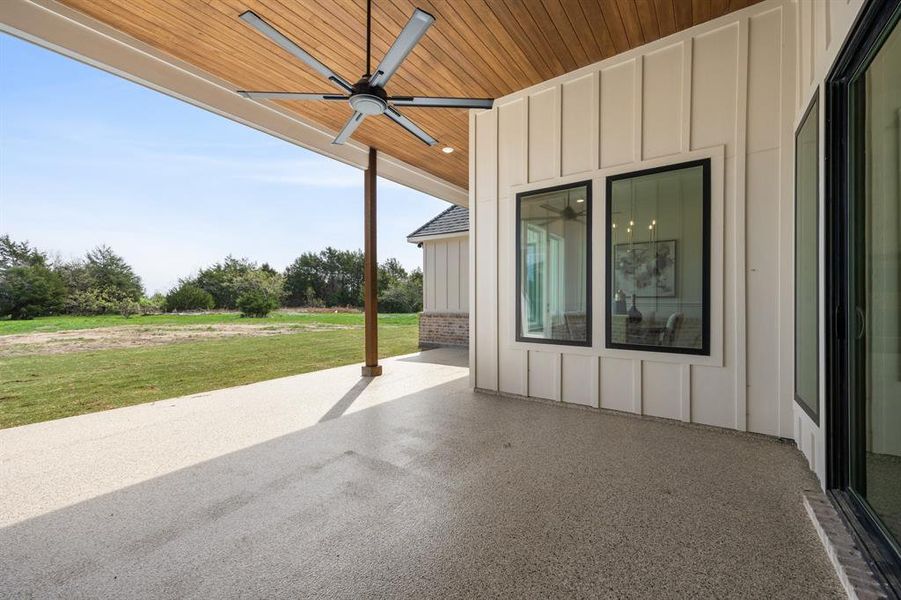 Exterior details and patio area of a home in , Caddo Mills (Image 4).