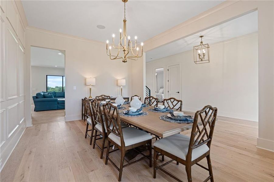 Furnished interior view inside a new home in , Ball Ground (Image 40).