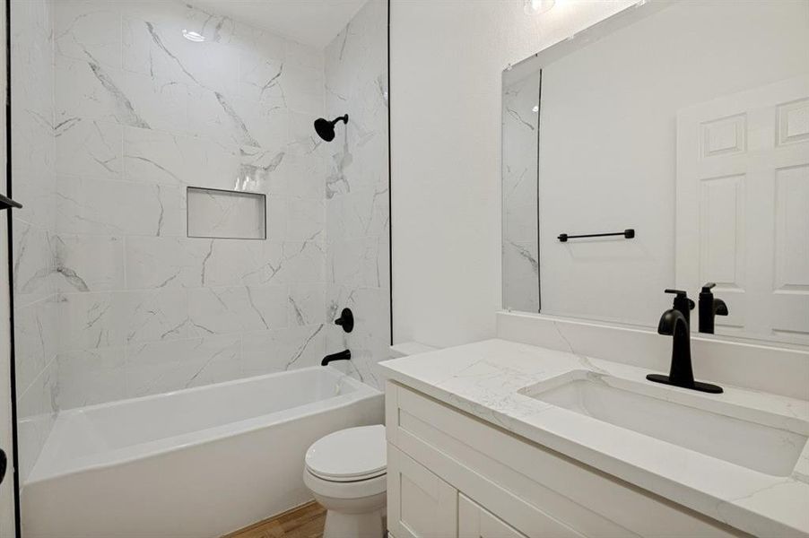 Furnished interior view inside a new home in , Seagoville (Image 18).