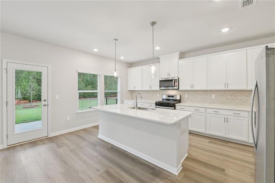 Furnished interior view inside a new home in Preserve at Mountain Creek, Pendergrass (Image 13). Furnished interior view inside a new home in Preserve at Mountain Creek, Pendergrass (Image 13).
