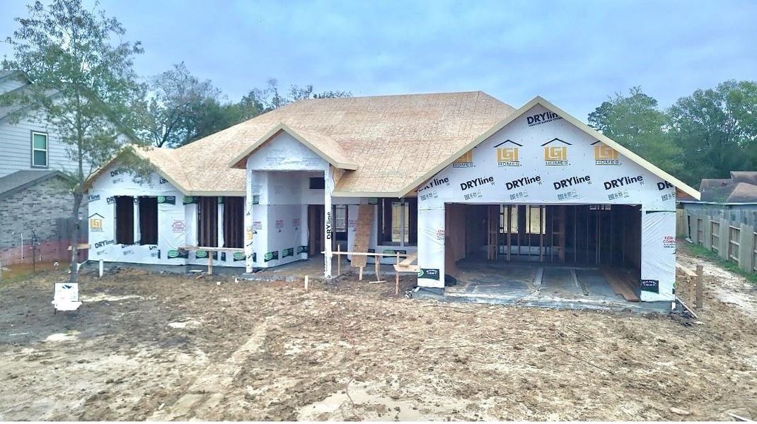 In-progress construction of a new home in , Crosby, TX (Image 6). In-progress construction of a new home in , Crosby, TX (Image 6).
