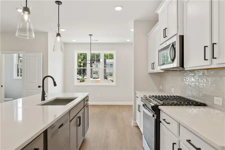 Furnished interior view inside a new home in East Park Village, Kennesaw (Image 11).