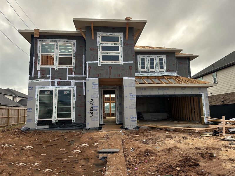 In-progress construction of a new home in , Richmond, TX (Image 5). In-progress construction of a new home in , Richmond, TX (Image 5).