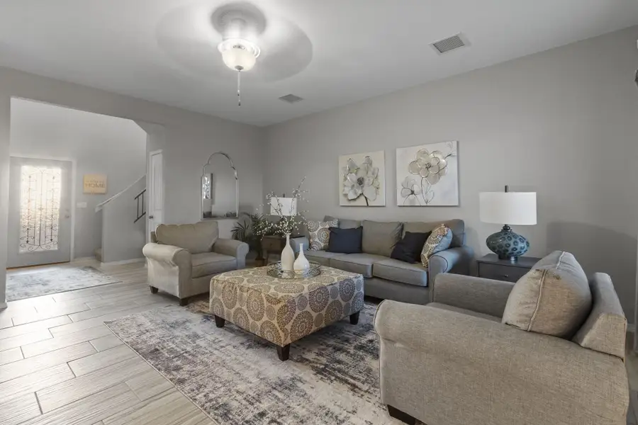 Representative furnished interior of a home built from the The Bellagio – 425SSC3CG by Saratoga Homes in Crossland, El Paso (Image 9).