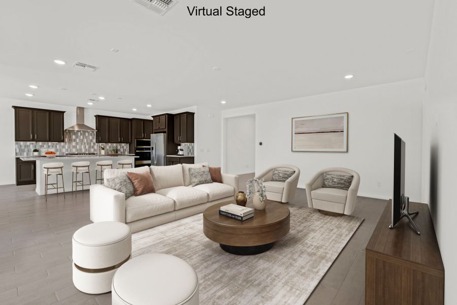 Furnished interior view inside a new home in Montelena, Marana (Image 4).