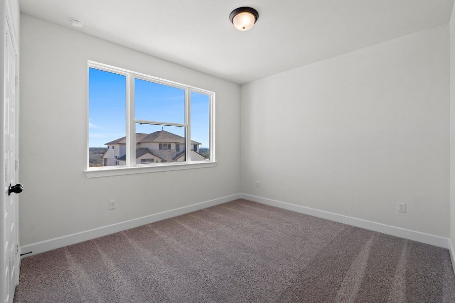 Spacious, unfurnished interior of a new home in Lariat, Liberty Hill (Image 41).