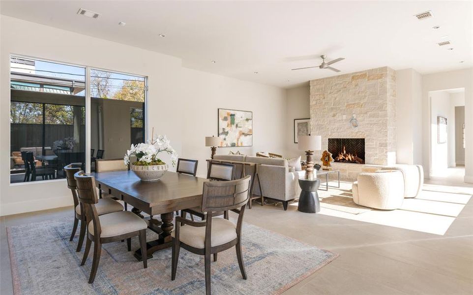 Furnished interior view inside a new home in , Dallas (Image 5). Furnished interior view inside a new home in , Dallas (Image 5).