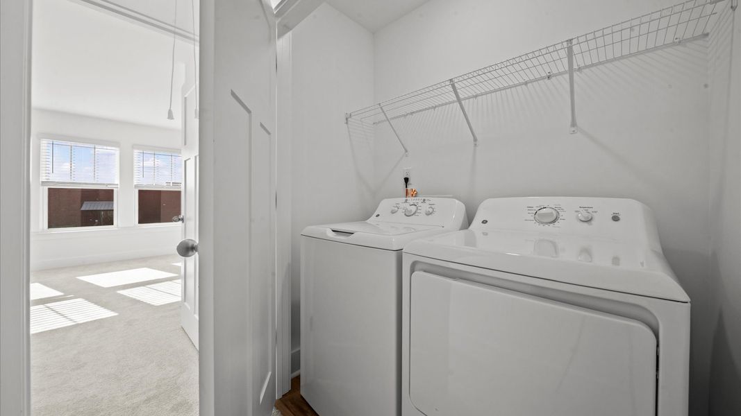 Furnished interior view inside a new home in Gresham Station, Simpsonville (Image 19).