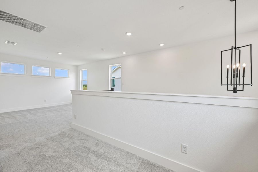 Spacious, unfurnished interior of a new home in Avery Centre, Round Rock (Image 37). Spacious, unfurnished interior of a new home in Avery Centre, Round Rock (Image 37).