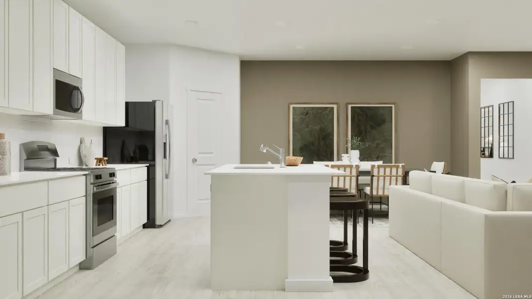 Furnished interior view inside a new home in Stone Garden, Elmendorf (Image 6).