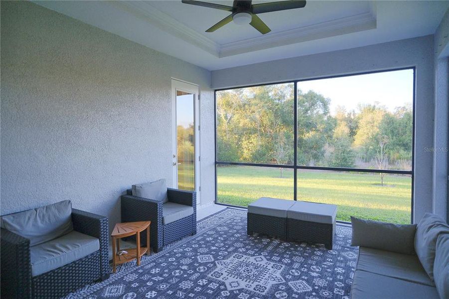 Exterior details and patio area of a home in , North Port (Image 33).