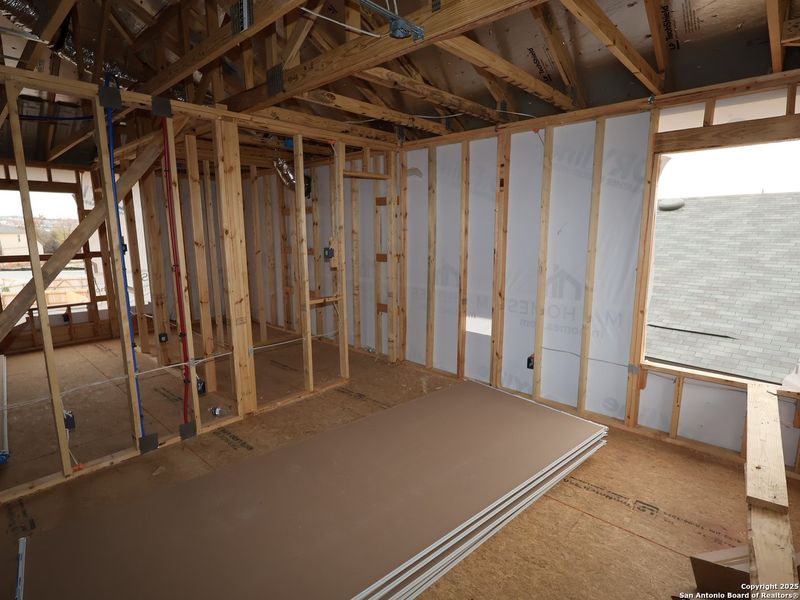 In-progress construction of a new home in Cinco Lakes, San Antonio, TX (Image 15).